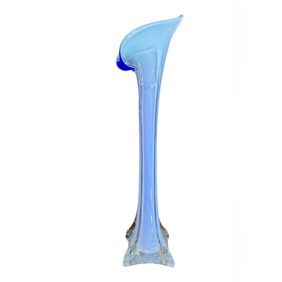 1960s Murano Jack in the Pulpit "Calla Lily" Glass Vase - Picture 7 of 10